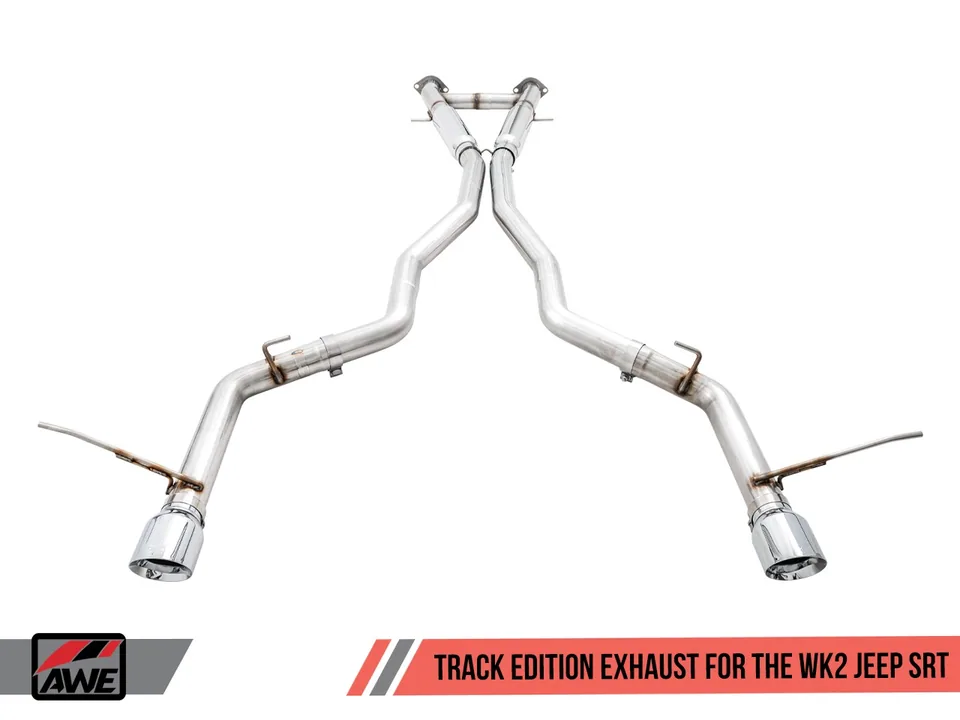 AWE Tuning 14-21 Jeep Grand Cherokee SRT Track Edition Exhaust - Chrome Silver Tips 3020-32061 3 of 6