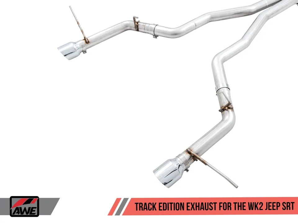 AWE Tuning 14-21 Jeep Grand Cherokee SRT Track Edition Exhaust - Diamond Black Tips 3020-33051 3 of 6