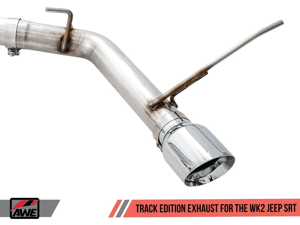 AWE Tuning 14-21 Jeep Grand Cherokee SRT Track Edition Exhaust - Diamond Black Tips 3020-33051 4 of 6