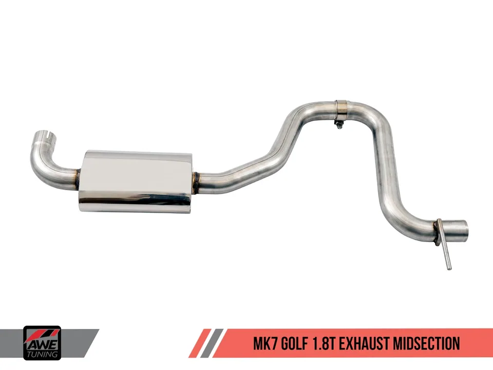 AWE Tuning 15-17 VW MK7 Golf 1.8T Track Edition Exhaust w/Diamond Black Tips (90mm) 3020-23022 2 of 6