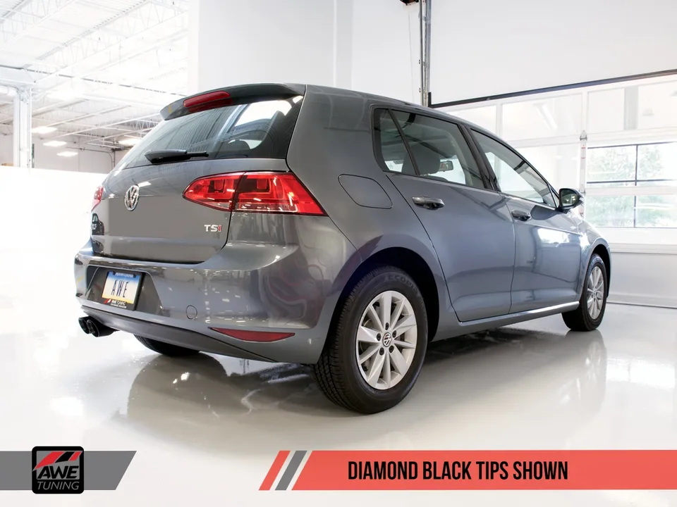 AWE Tuning 15-17 VW MK7 Golf 1.8T Track Edition Exhaust w/Diamond Black Tips (90mm) 3020-23022 5 of 6