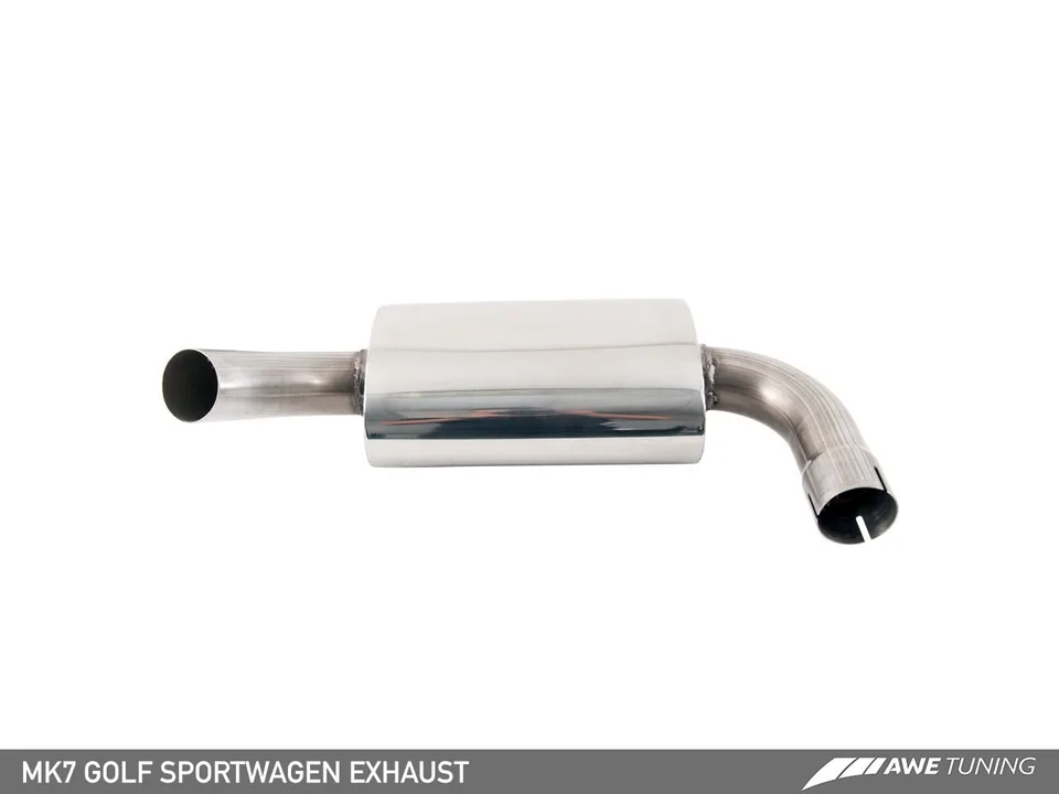 AWE Tuning 15-17 VW MK7 Golf SportWagen Touring Edition Exhaust w/Diamond Black Tips (90mm) 3015-23040 3 of 6