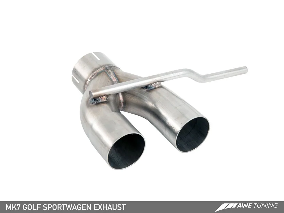 AWE Tuning 15-17 VW MK7 Golf SportWagen Track Edition Exhaust w/Diamond Black Tips (90mm) 3020-23020 3 of 6