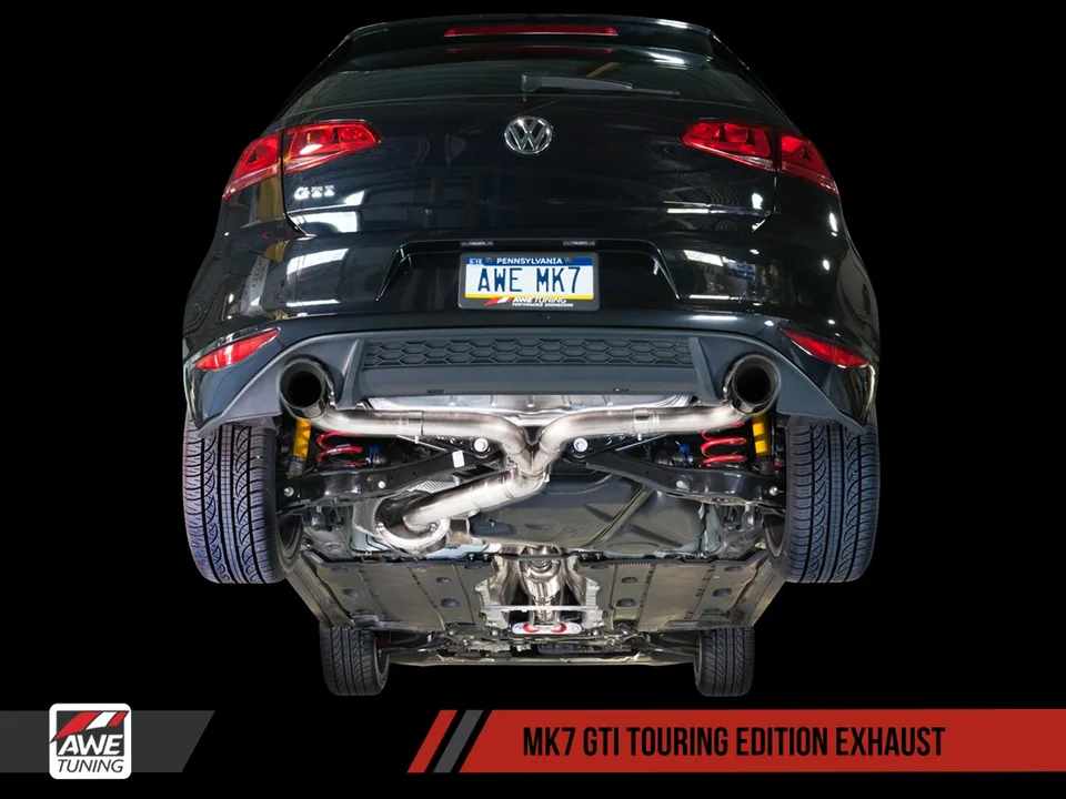 AWE Tuning 15-17 VW MK7 GTI Touring Edition Exhaust - Chrome Silver Tips 3015-32046 2 of 5