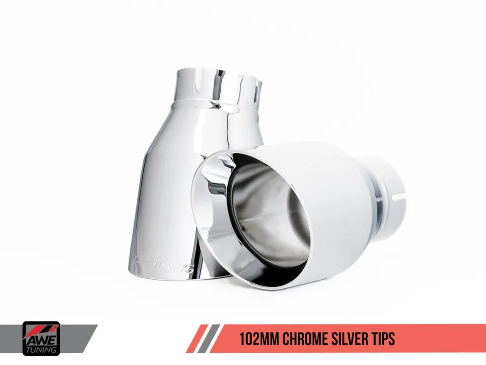 AWE Tuning 15-17 VW MK7 GTI Touring Edition Exhaust - Chrome Silver Tips 3015-32046 3 of 5