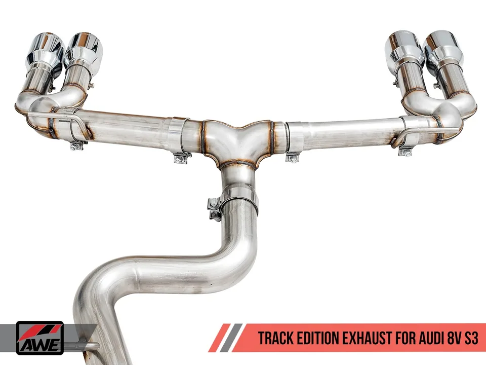 AWE Tuning 15-20 Audi 8V S3 Track Edition Exhaust w/Diamond Black Tips 102mm 3015-43150 3 of 6