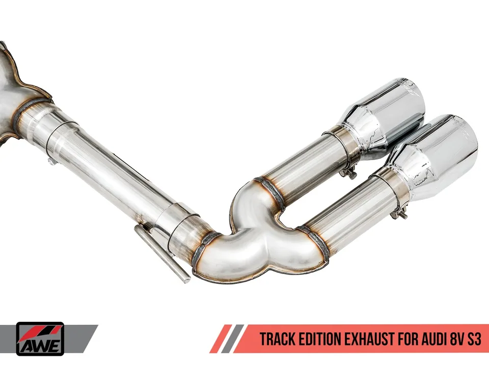 AWE Tuning 15-20 Audi 8V S3 Track Edition Exhaust w/Diamond Black Tips 102mm 3015-43150 6 of 6