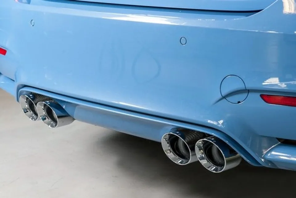 AWE Tuning 15-20 BMW F8X M3/M4 Non-Resonated Track Edition Exhaust - Chrome Silver Tips (102mm) 3020-42052 5 of 6