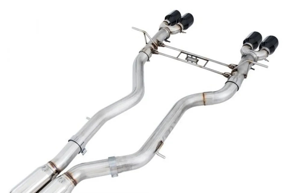 AWE Tuning 15-20 BMW F8X M3/M4 Non-Resonated Track Edition Exhaust - Diamond Black Tips (90mm) 3020-43058 3 of 6