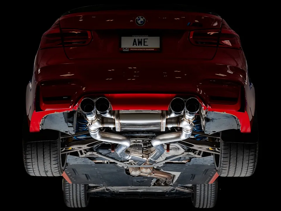 AWE Tuning 15-20 BMW F8X M3/M4 SwitchPath Catback Exhaust - Chrome Silver Tips 3025-42070 5 of 6