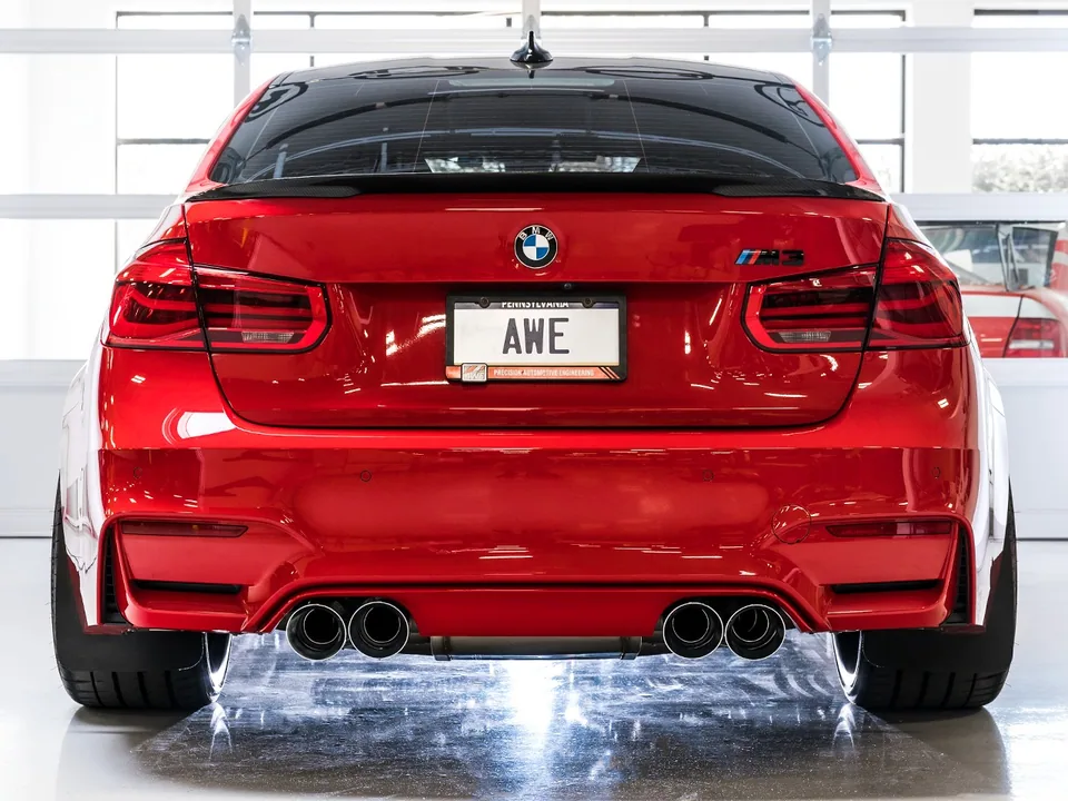 AWE Tuning 15-20 BMW F8X M3/M4 SwitchPath Catback Exhaust - Chrome Silver Tips 3025-42070 6 of 6