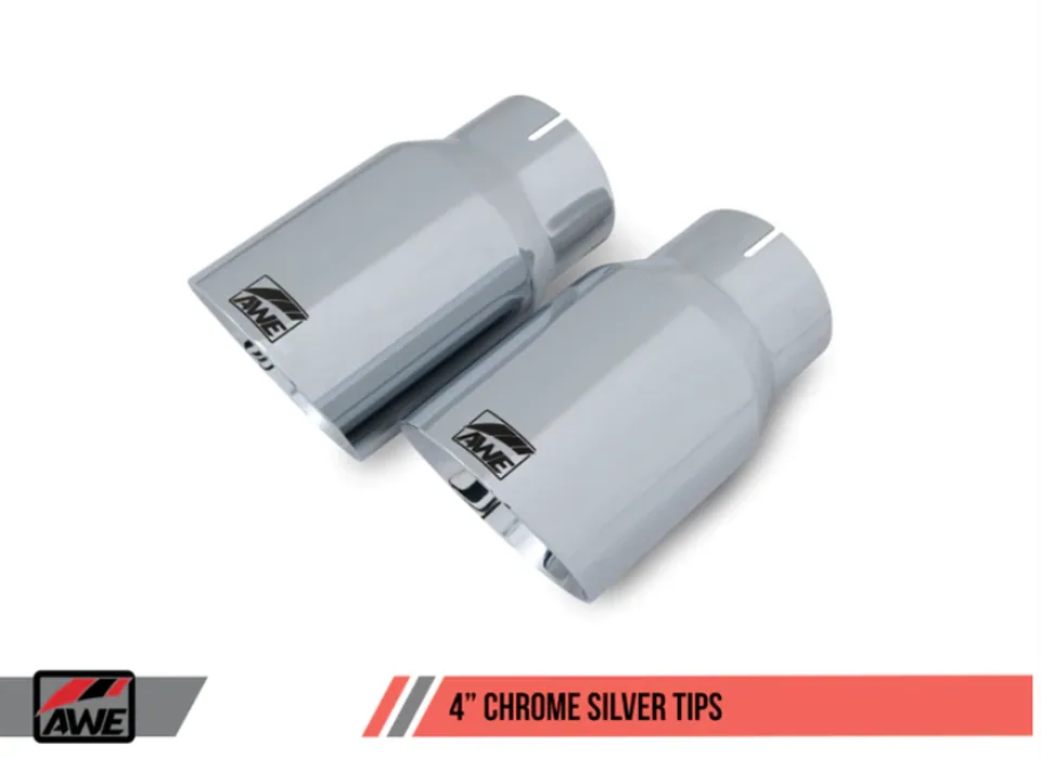 AWE Tuning 15-20 S550 Mustang EcoBoost Axle-back Exhaust - Touring Edition (Chrome Silver Tips) 3015-32086 2 of 4