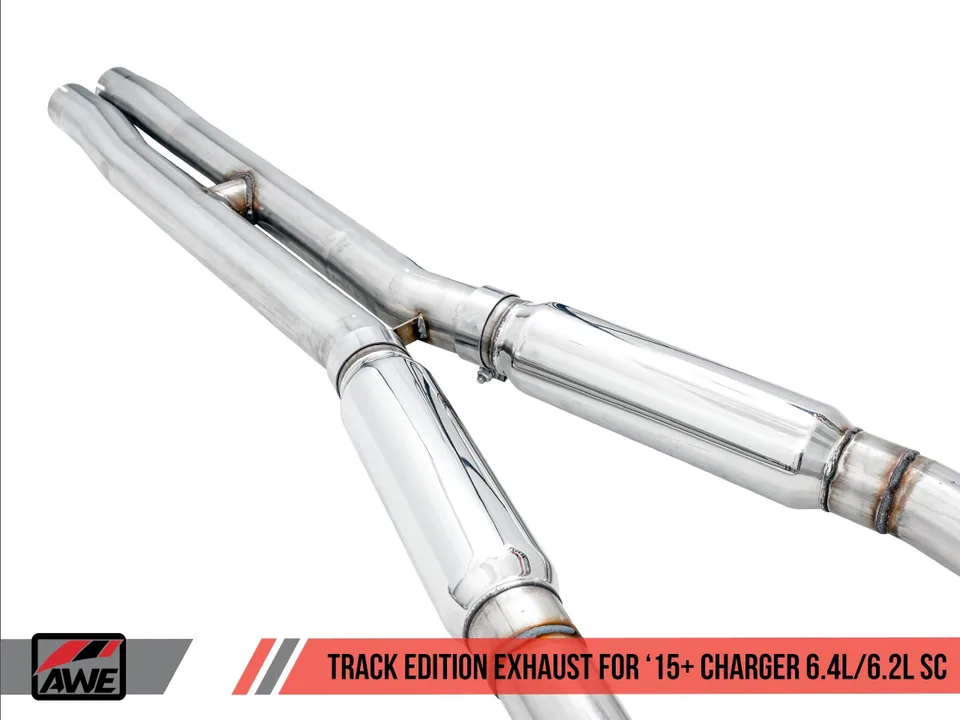 AWE Tuning 15-21 Dodge Charger 6.4L/6.2L Supercharged Track Edition Exhaust - Chrome Silver Tips 3015-32112 5 of 6