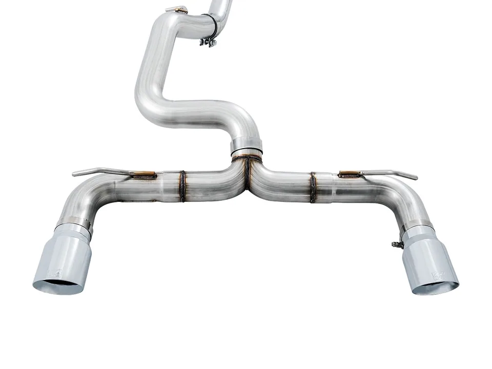 AWE Tuning 16-18 Ford Focus RS Track Edition Cat-back Exhaust - Chrome Silver Tips 3020-32030 2 of 5
