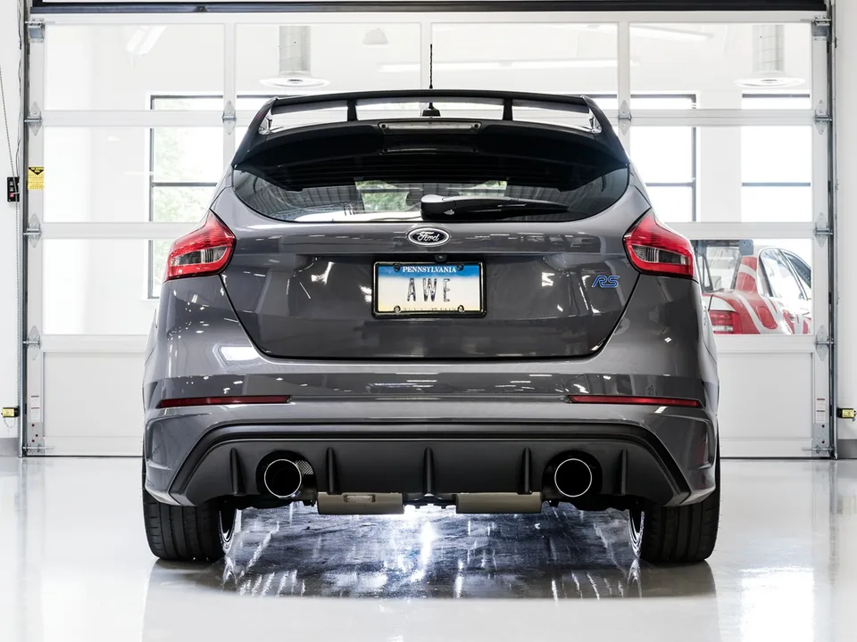 AWE Tuning 16-18 Ford Focus RS Track Edition Cat-back Exhaust - Chrome Silver Tips 3020-32030 5 of 5
