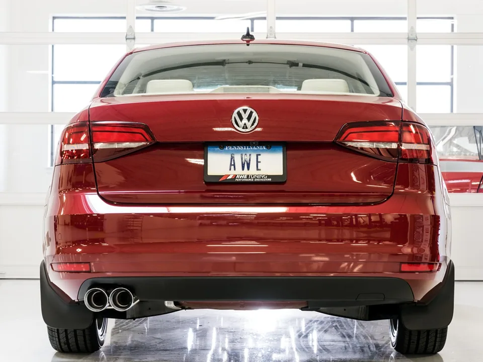 AWE Tuning 16-18 Volkswagen Jetta Mk6 1.4T Track Edition Exhaust - Chrome Silver Tips 3020-22032 4 of 4