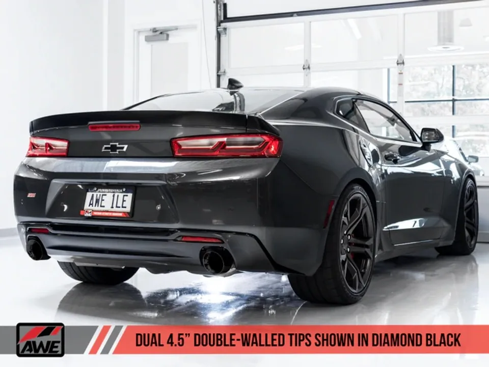 AWE Tuning 16-22 Chevrolet Camaro SS Axle-back Exhaust - Touring Edition (Diamond Black Tips) 3015-33103 2 of 2