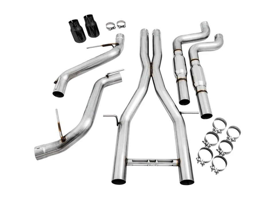 AWE Tuning 16-22 Chevy Camaro SS Resonated Cat-Back Exhaust - Track Edition (Chrome Silver Tips - Dual Outlet) 3015-32100 2 of 6