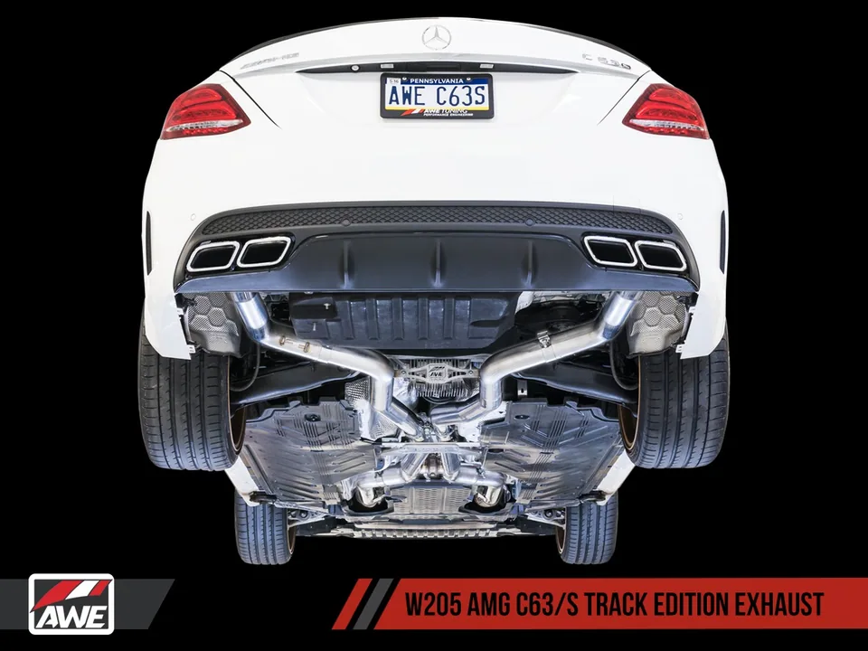 AWE Tuning 17-18 Mercedes-Benz W205 AMG C63/S Coupe Track Edition Exhaust System (no tips) 3020-31020 5 of 6
