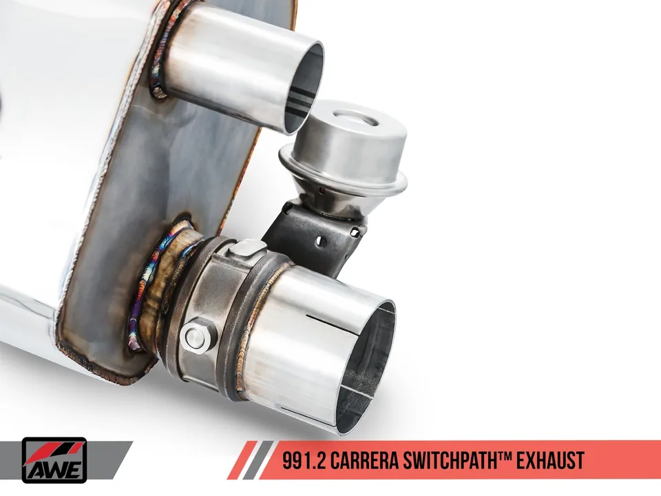 AWE Tuning 17-19 Porsche 911 (991.2) Carrera / S SwitchPath Exhaust for PSE Cars - Chrome Silver Tips 3025-32018 2 of 6