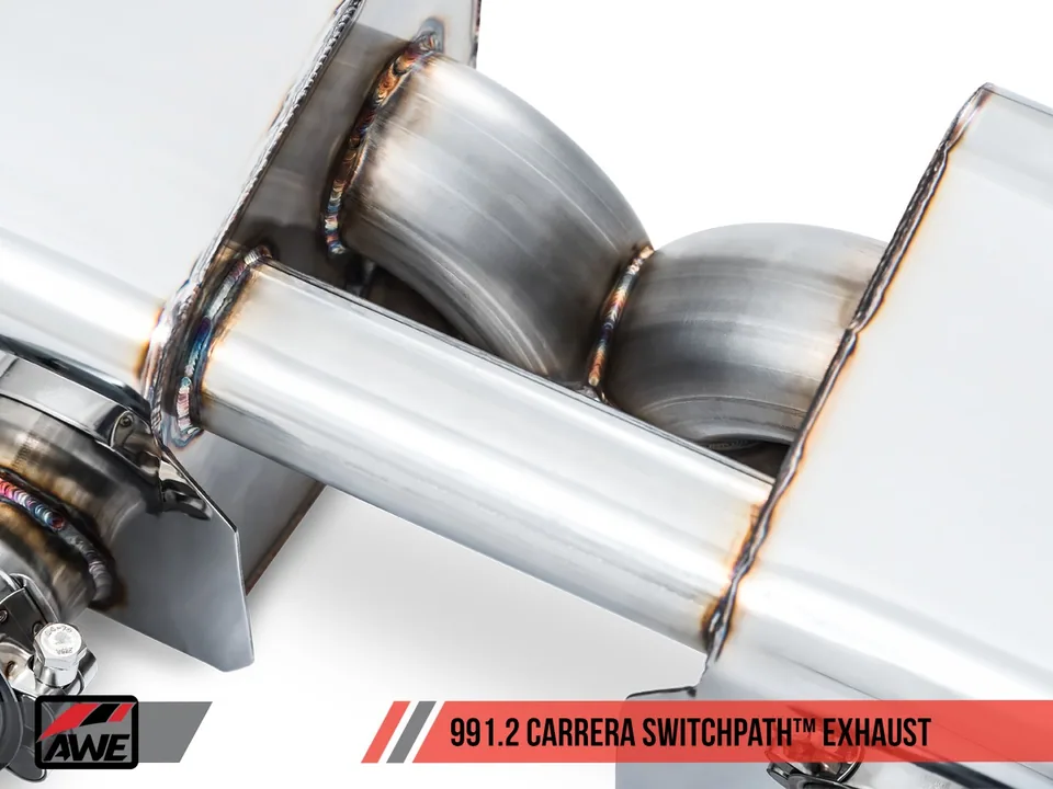 AWE Tuning 17-19 Porsche 911 (991.2) Carrera / S SwitchPath Exhaust for PSE Cars - Chrome Silver Tips 3025-32018 5 of 6