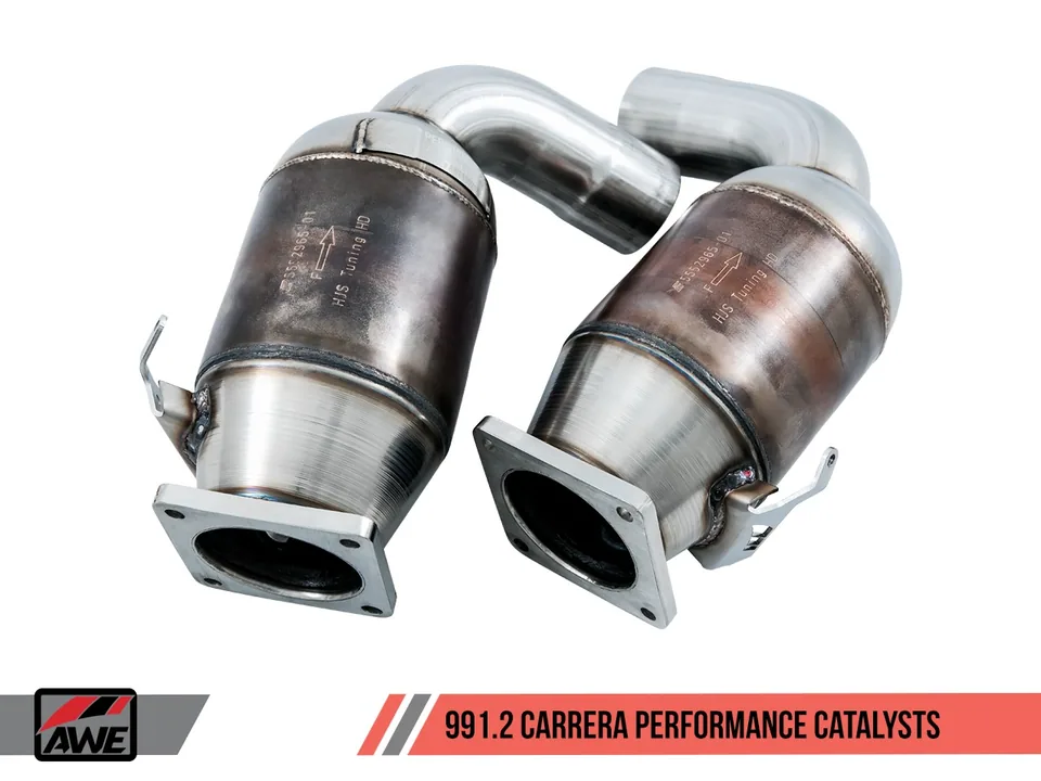 AWE Tuning 17-19 Porsche 991.2 3.0L Performance Catalysts (Non PSE Only) 3210-11014 1 of 3