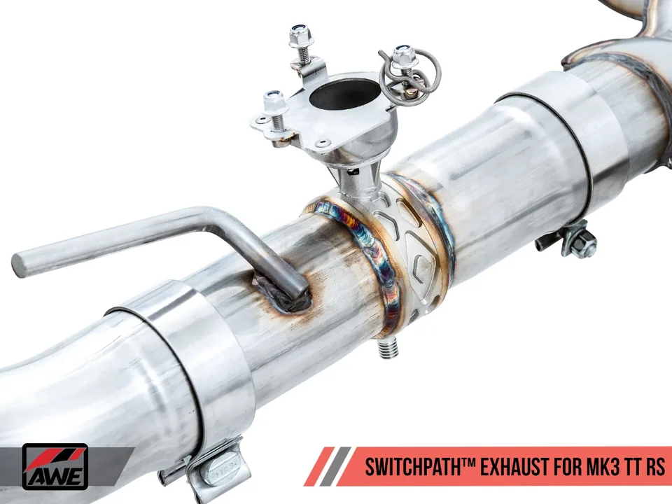 AWE Tuning 17-21 Audi TT RS 2.5L Turbo Coupe 8S/MK3 SwitchPath Exhaust w/Diamond Black RS-Style Tips 3025-33032 2 of 6