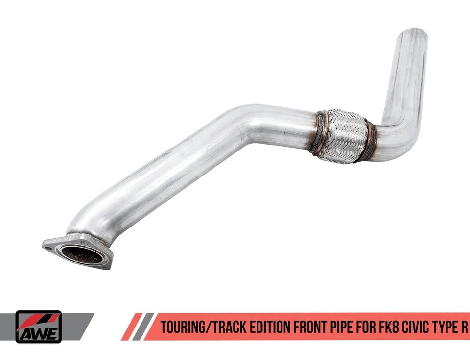 AWE Tuning 17-21 Honda Civic Type R Track Edition Exhaust w/Front Pipe & Triple Chrome Silver Tips 3020-52000 6 of 6