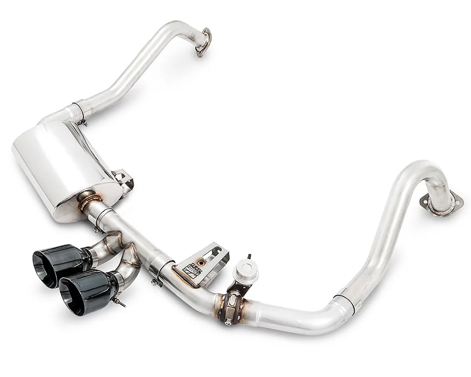 AWE Tuning 17-21 Porsche 718 Boxster / Cayman SwitchPath Exhaust (PSE Only) - Chrome Silver Tips 3025-32020 1 of 5
