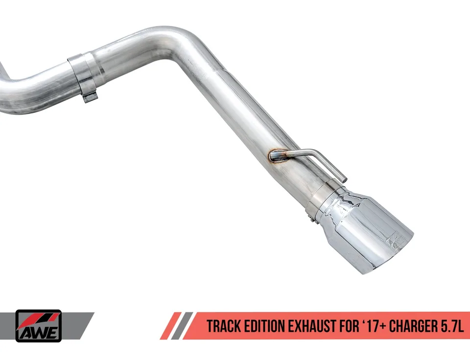 AWE Tuning 17-22 Dodge Charger 5.7L Track Edition Exhaust - Diamond Black Tips 3015-33134 6 of 6