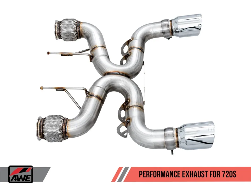 AWE Tuning 18-20 McLaren 720S Performance Exhaust - Diamond Black Tips 3010-33050 4 of 6