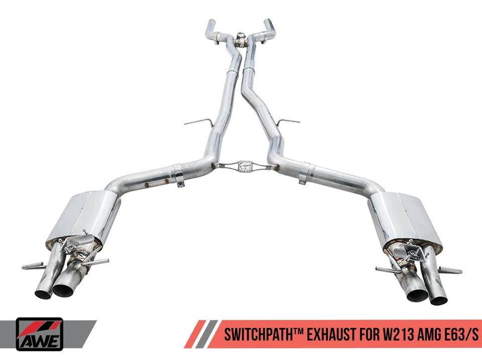 AWE Tuning 18-20 Mercedes-Benz W213 AMG E63/S Sedan/Wagon SwitchPath Exhaust System - for DPE Cars 3025-31044 3 of 6