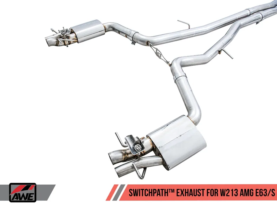 AWE Tuning 18-20 Mercedes-Benz W213 AMG E63/S Sedan/Wagon SwitchPath Exhaust System - for Non-DPE Cars 3025-31046 3 of 6