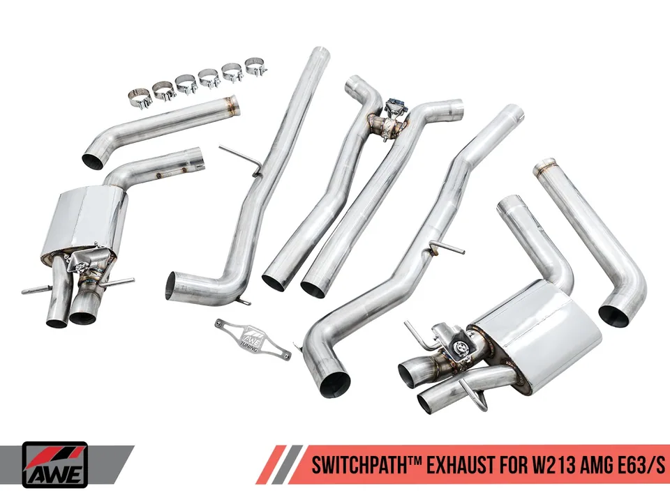 AWE Tuning 18-20 Mercedes-Benz W213 AMG E63/S Sedan/Wagon SwitchPath Exhaust System - for Non-DPE Cars 3025-31046 4 of 6