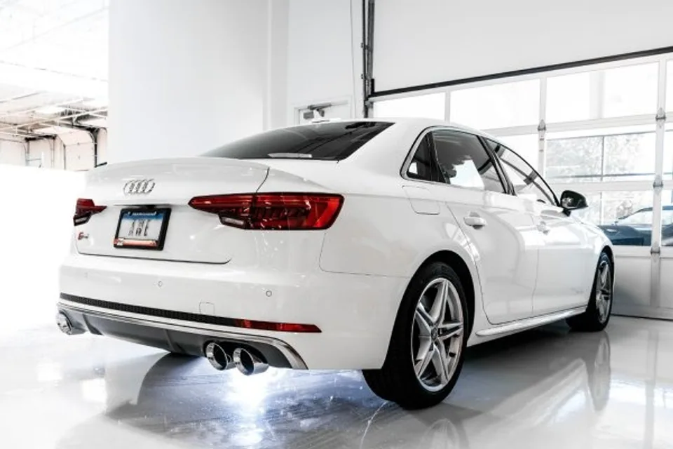 AWE Tuning 18-21 Audi B9 S4 3.0T SwitchPath Exhaust (Resonated for Perf. DP) 102mm - Diamond Blk Tips 3025-43056 3 of 5