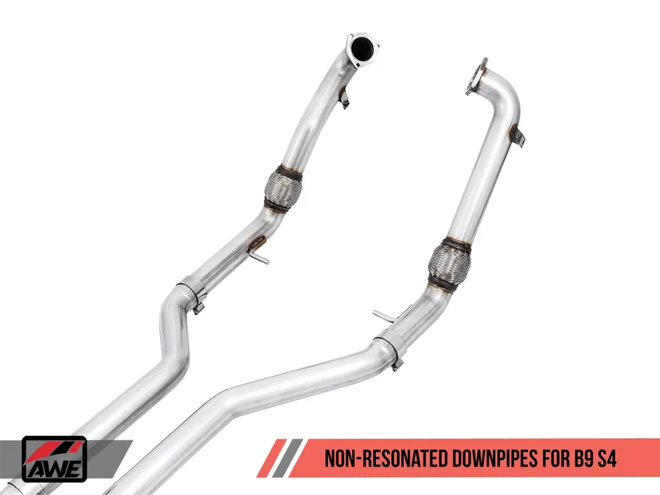 AWE Tuning 18-21 Audi B9 S4 SwitchPath Exhaust - Non-Resonated (Silver 102mm Tips) 3025-42030 2 of 6