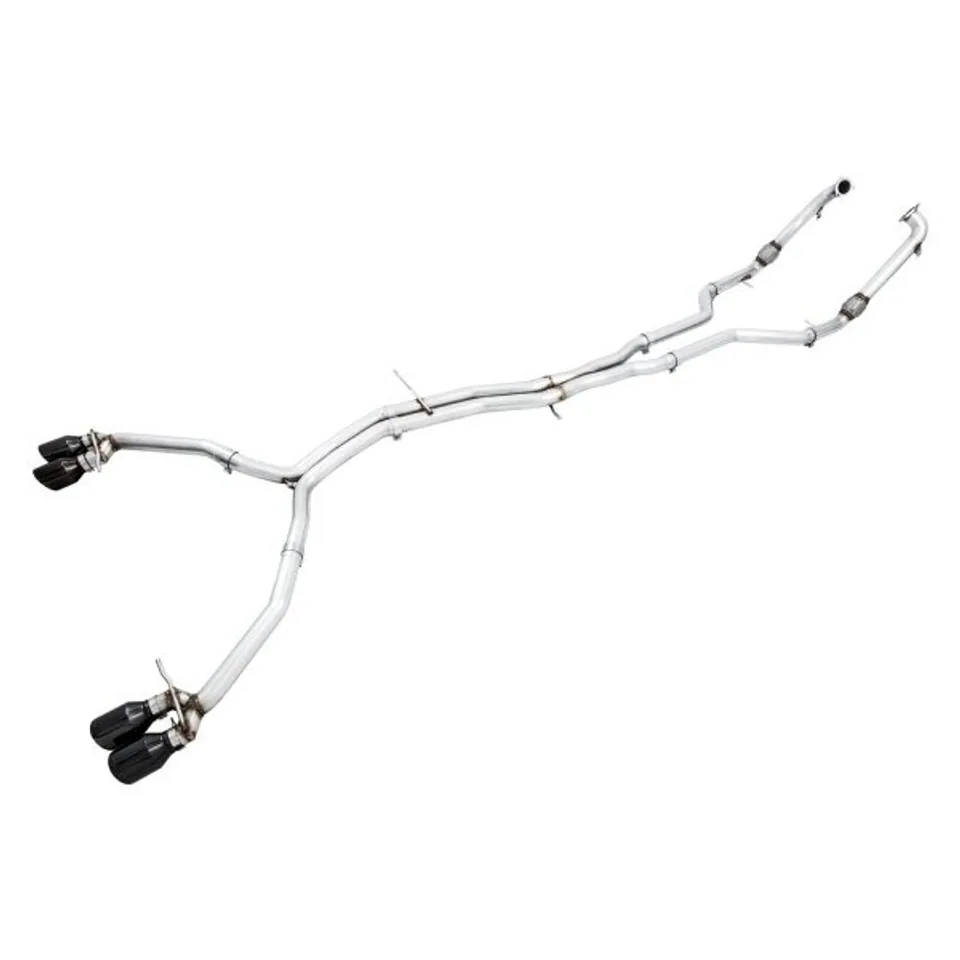AWE Tuning 18-21 Audi B9 S5 Coupe 3.0T Track Exhaust (Resonated for Perf. DP) 102mm - Diamond Blk Tips 3015-43126 1 of 3