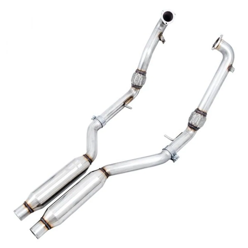 AWE Tuning 18-21 Audi B9 S5 Coupe 3.0T Track Exhaust (Resonated for Perf. DP) 90mm - Chrome Silver Tips 3015-42116 2 of 3