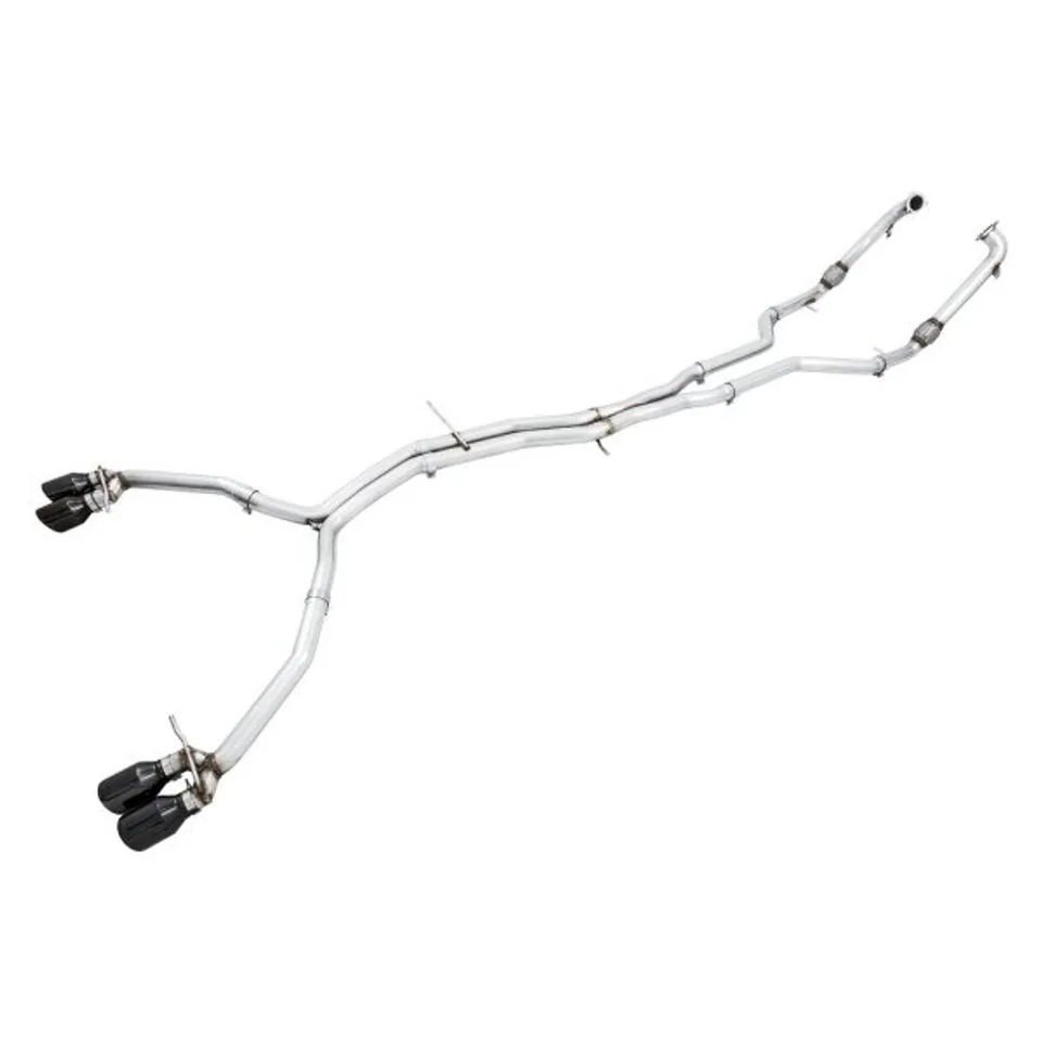 AWE Tuning 18-21 Audi B9 S5 Sportback 3.0T Track Exhaust (Res. for Perf. DP) 102mm - Chrome Silver Tips 3015-42126 1 of 4