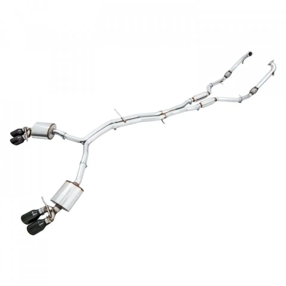 AWE Tuning 18-21 Audi B9 S5 Sportback Res.For Performance Cat Touring Edition Exhaust w/Carbon Fiber Tip 3015-45016 1 of 3