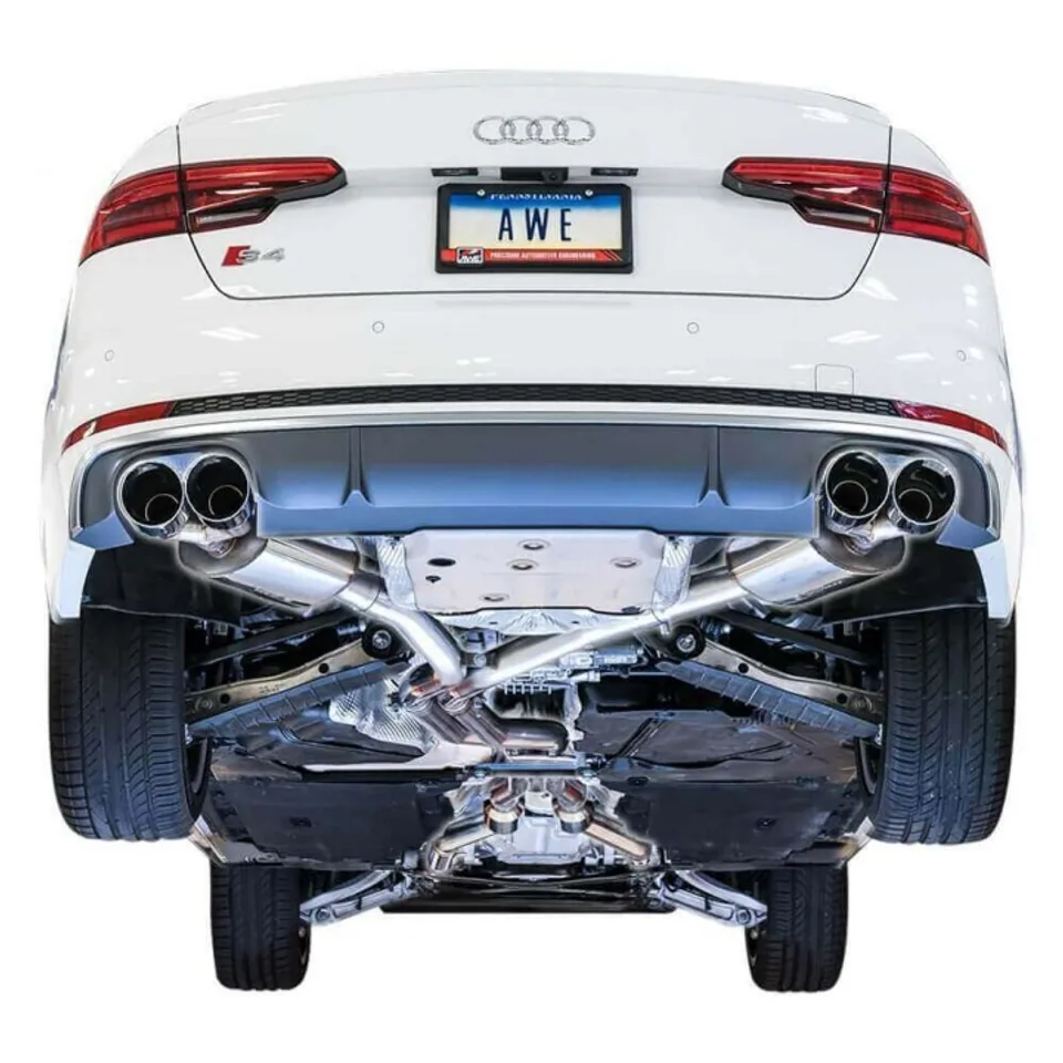 AWE Tuning 18-21 Audi B9 S5 Sportback Res.For Performance Cat Touring Edition Exhaust w/Carbon Fiber Tip 3015-45016 3 of 3