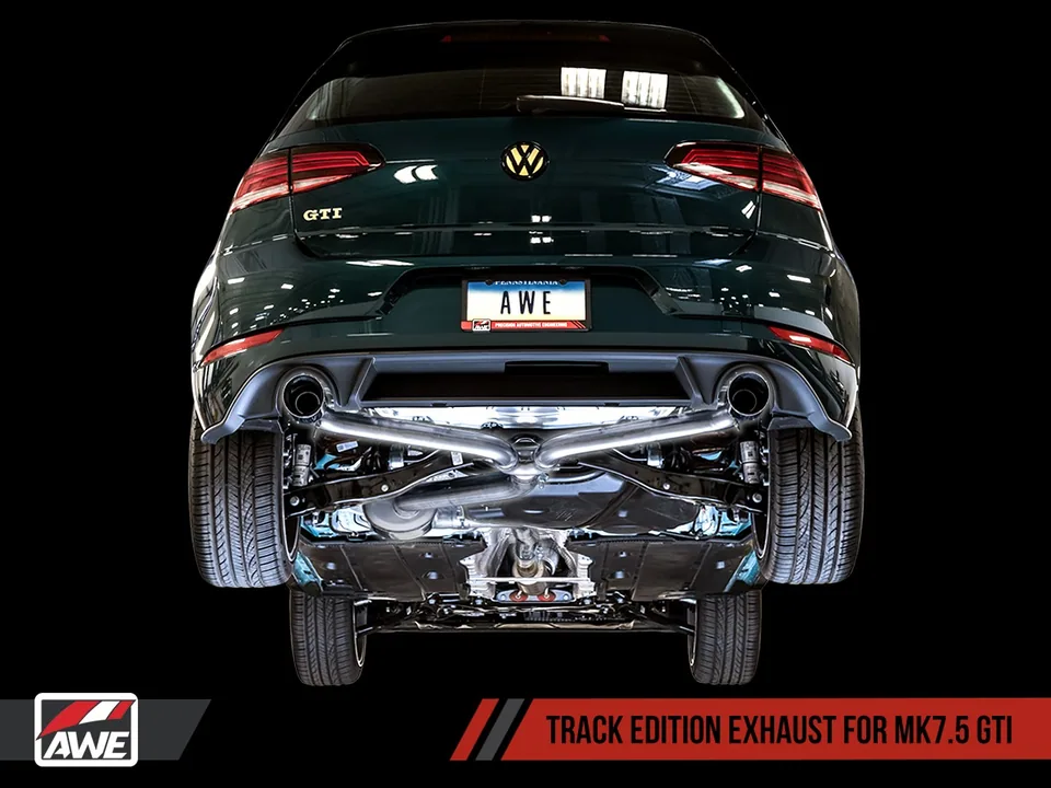 AWE Tuning 18-21 Volkswagen GTI MK7.5 2.0T Track Edition Exhaust w/Diamond Black Tips 102mm 3020-33046 6 of 6