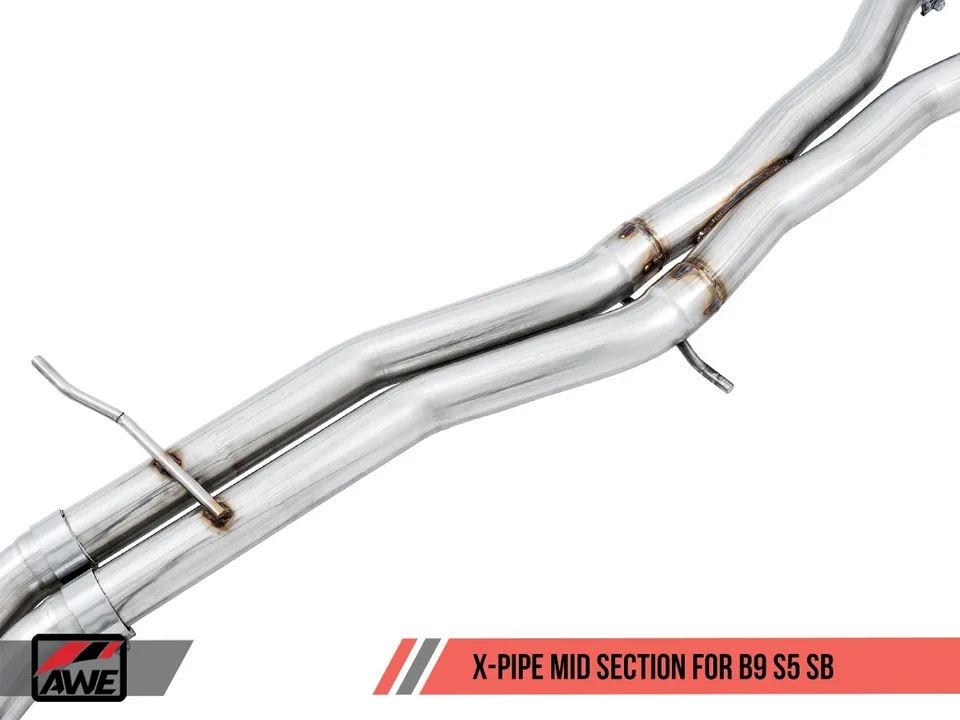 AWE Tuning 18-22 Audi B9 S5 Sportback SwitchPath Exhaust - Non-Resonated (Black 90mm Tips) 3025-43044 2 of 5
