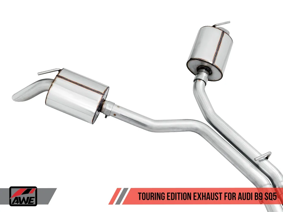 AWE Tuning 18-22 Audi B9 SQ5 Resonated Touring Edition Cat-Back Exhaust - No Tips (Turn Downs) 3015-31016 6 of 6