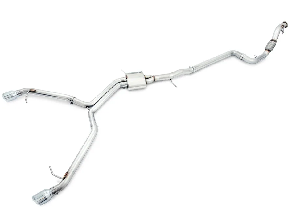 AWE Tuning 18 Audi B9 A5 Track Edition Exhaust Dual Outlet - Chrome Silver Tips (Includes DP) 3020-32032 1 of 6