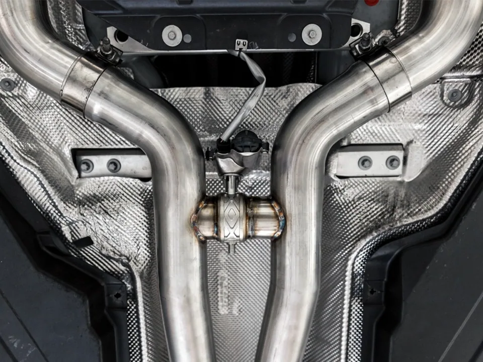AWE Tuning 19-20 Mercedes-Benz C63/S AMG Coupe (W205) Track Edition Exhaust - No Tips 3020-11035 3 of 3