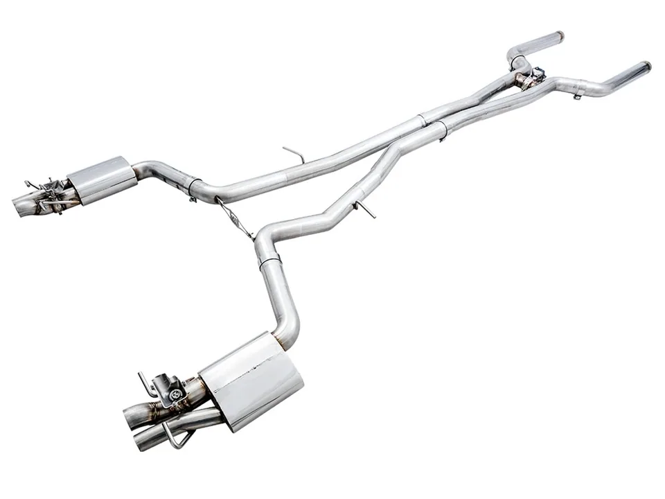 AWE Tuning 19-20 Mercedes-Benz C63/S AMG Coupe (W205) w/DPE SwitchPath Exhaust System - No Tips 3025-11007 1 of 4
