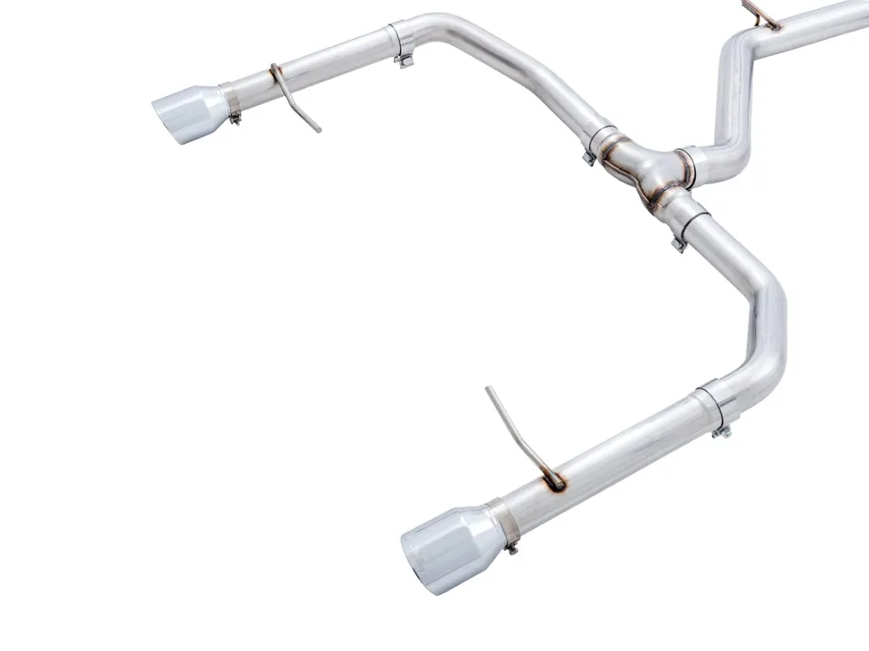 AWE Tuning 19-21 Volkswagen Jetta GLI Mk7 - Non-Resonated - Track Edition Exhaust - Chrome Silver Tips (Fits OEM DP) 3020-22034 2 of 5