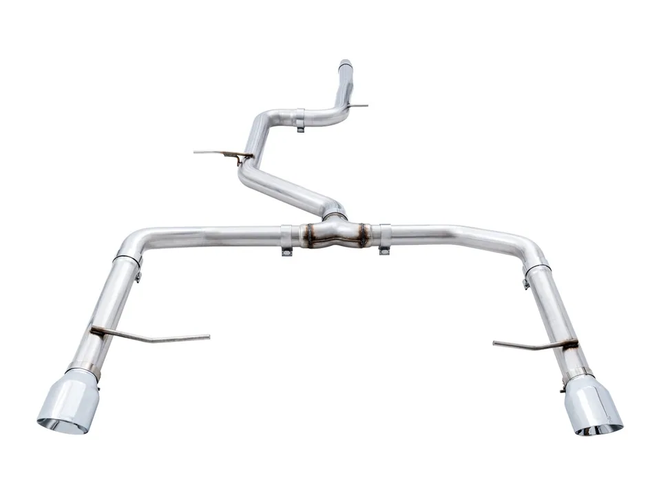 AWE Tuning 19-21 Volkswagen Jetta GLI Mk7 - Non-Resonated - Track Edition Exhaust - Chrome Silver Tips (Fits OEM DP) 3020-22034 3 of 5