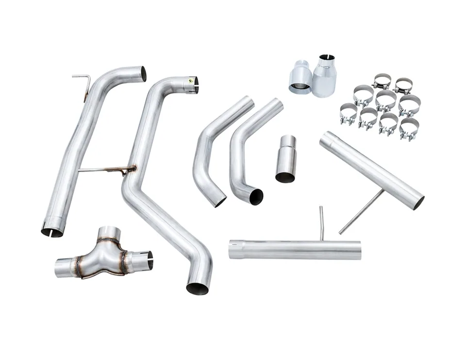 AWE Tuning 19-21 Volkswagen Jetta GLI Mk7 - Non-Resonated - Track Edition Exhaust - Chrome Silver Tips (Fits OEM DP) 3020-22034 4 of 5